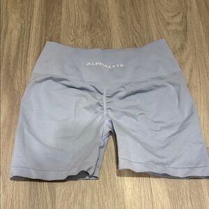 Alphalete Women's Light Blue Athletic Shorts